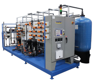 Kontek REKON Ion Exchange System for feed, well, city or process water in an industrial environment